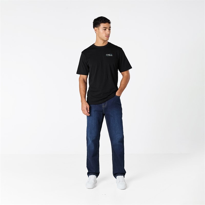 Closure London Mens Closure Relaxed Studio T-Shirt Black - Image 5