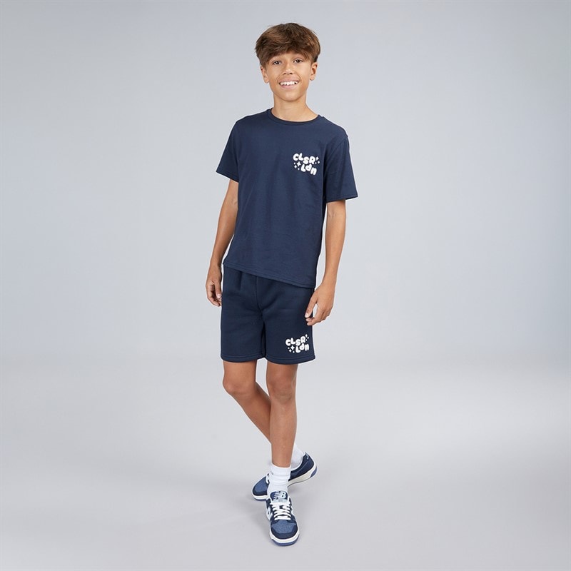Closure London Boys Lightening Day T-Shirt And Shorts Set Navy - Image 4