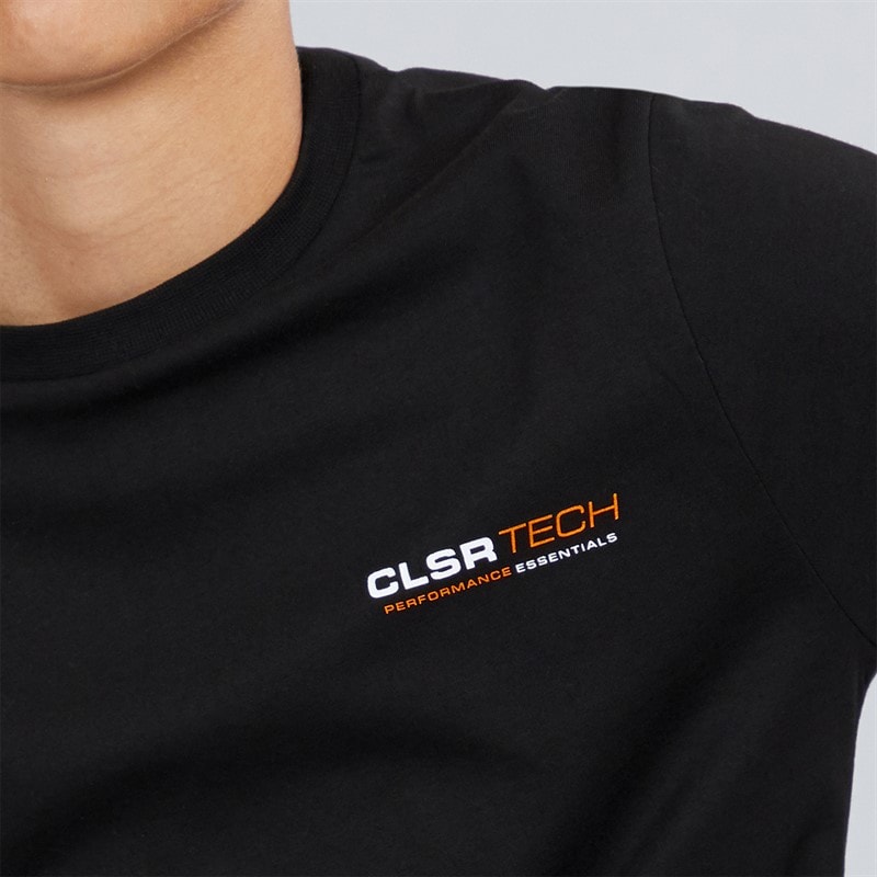 Closure London Boys Tech Mountain T-Shirt And Shorts Set Black - Image 5