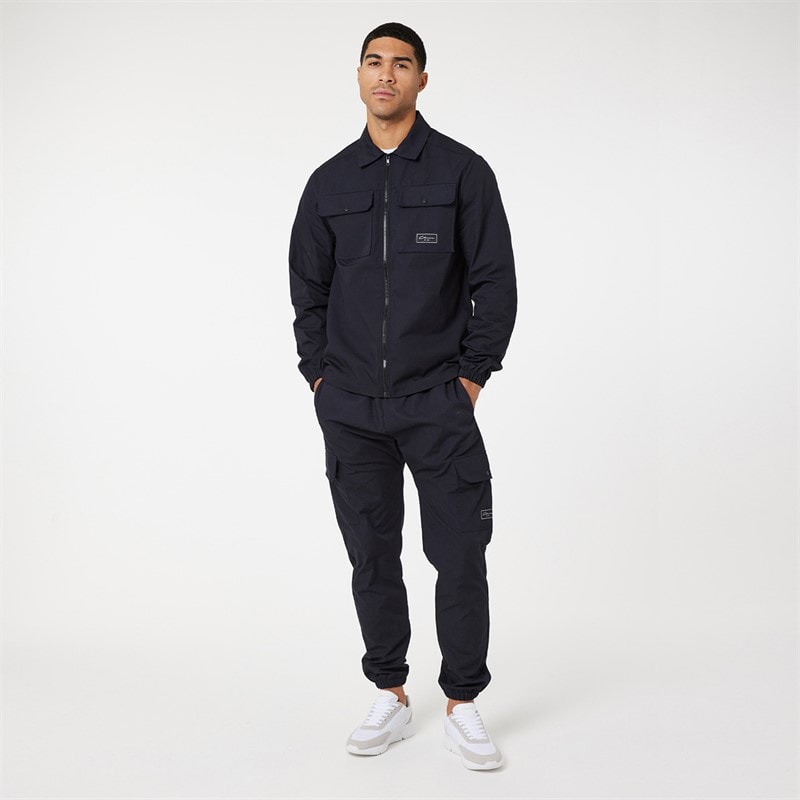 Closure London Mens Utility Overshirt Navy - Image 2