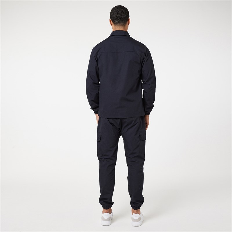 Closure London Mens Utility Overshirt Navy - Image 3