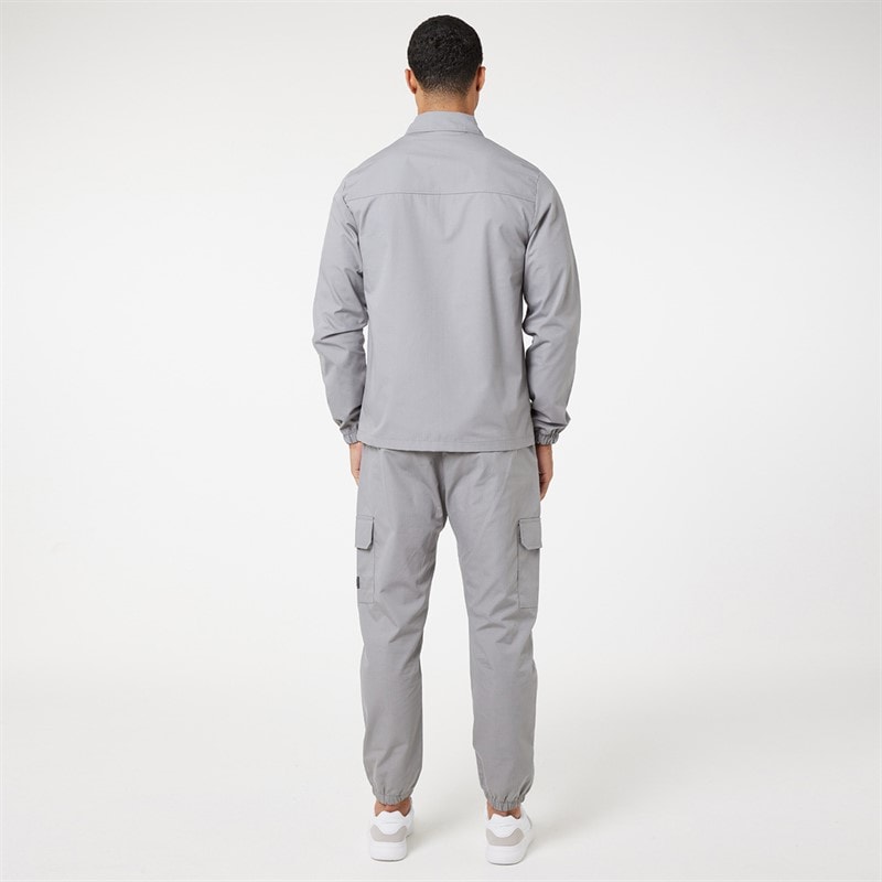 Closure London Mens Utility Overshirt Ice Grey 004 - Image 3