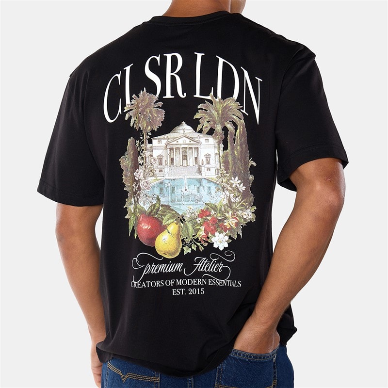 Closure London Mens Relaxed Fruit T-Shirt Black