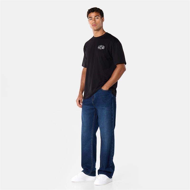 Closure London Mens Relaxed Fruit T-Shirt Black - Image 3