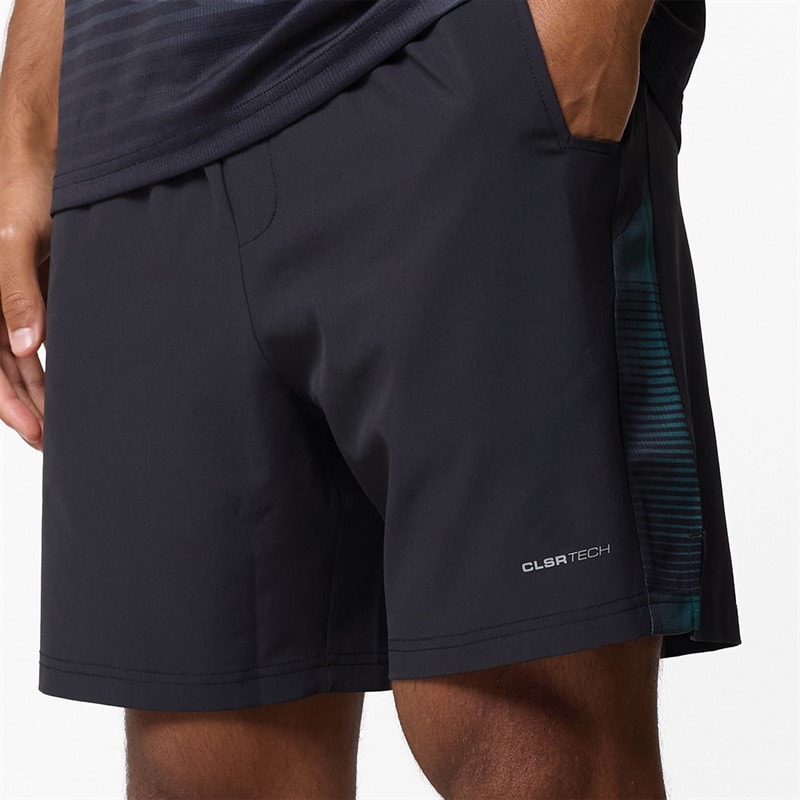 Closure London Mens Gradient T-Shirt And Shorts Set Teal/Black - Image 5