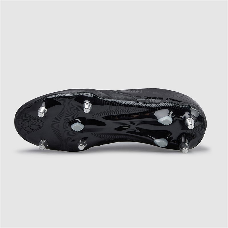 Canterbury Mens Phoenix Genesis Team SG Soft Ground Rugby Boots Black/Silver - Image 3