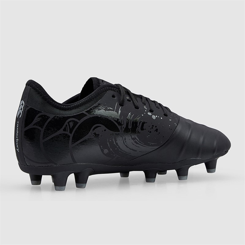 Canterbury Mens Phoenix Genesis Pro FG Firm Ground Rugby Boots Black/Silver - Image 5