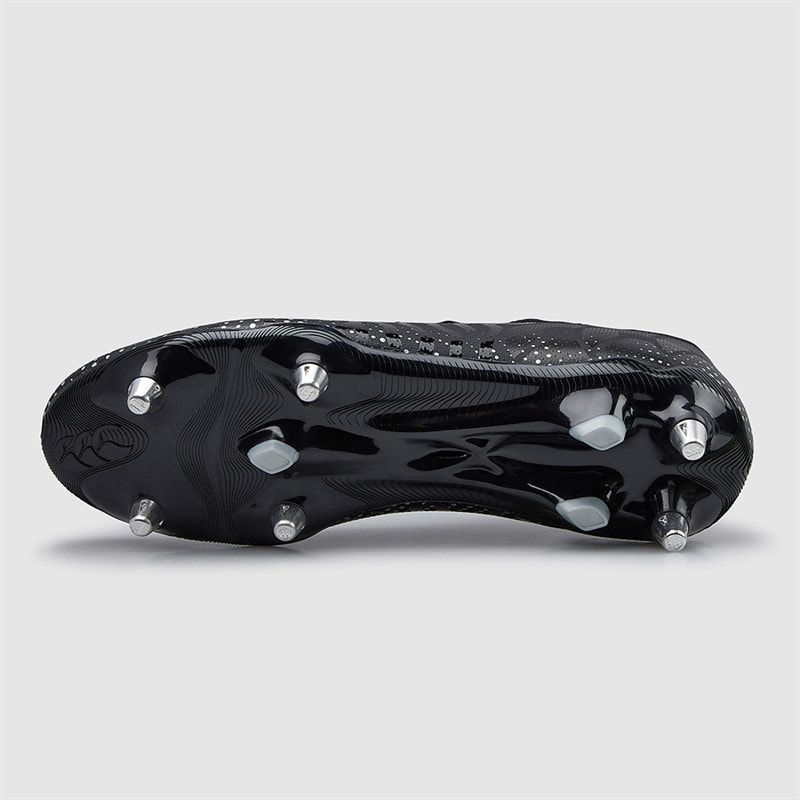 Canterbury Mens Speed Infinite Team SG Soft Ground Rugby Boots Black/Silver - Image 3
