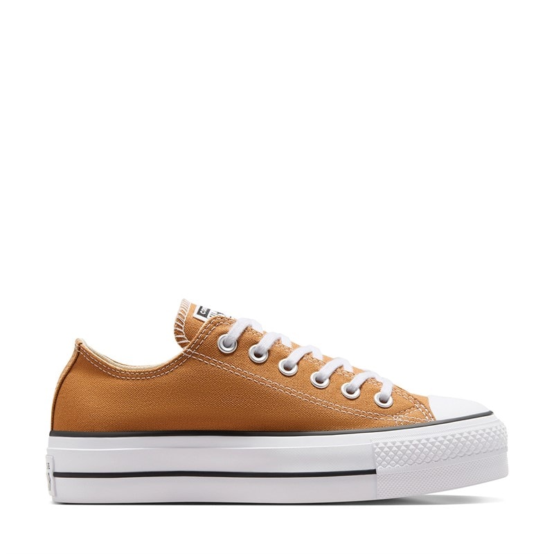 Converse Womens Chuck Taylor All Star Lift Platform Canvas Trainers Gingersnap/White/Black - Image 1