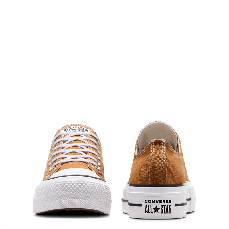 Converse Womens Chuck Taylor All Star Lift Platform Canvas Trainers Gingersnap/White/Black - Image 3