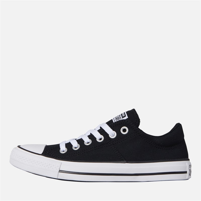 Converse Womens Chuck Taylor All Star Madison Canvas Trainers Black/White/Black - Image 1