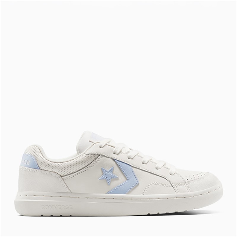 Converse Mens Pro Blaze Classic Trainers Egret/Egret/Blue Supermoon - Image 1