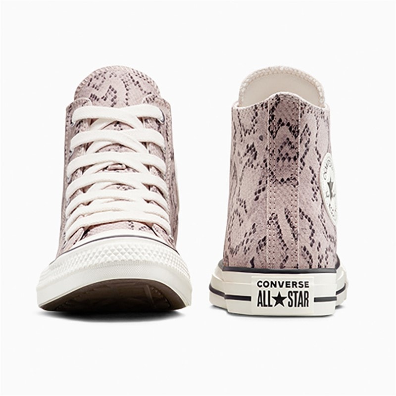 Converse Chuck Taylor All Star Hi Snakeskin Print Trainers Warm Clay/Egret/Egret - Image 2