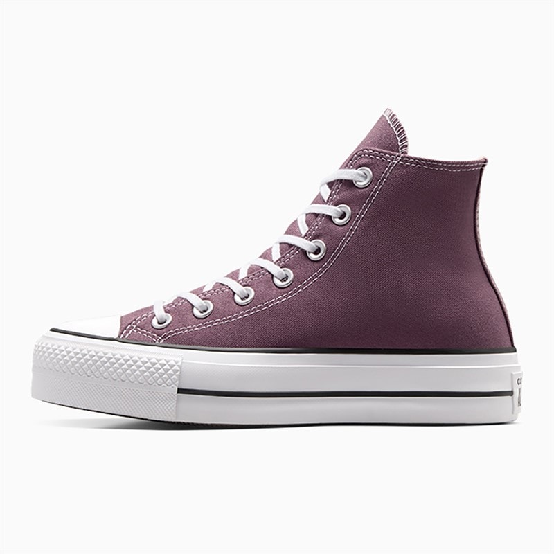 Converse Womens Chuck Taylor All Star Lift Platform Hi Trainers Trail Mixed/Natural Ivory - Image 5