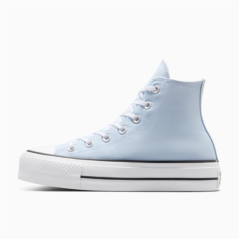 Converse Womens Chuck Taylor All Star Lift Platform Hi Trainers Blue Supermoon/Natural Ivory - Image 5