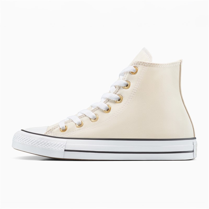Converse Chuck Taylor All Star Ox Peached Canvas Trainers Light Dune/White/Gold - Image 5