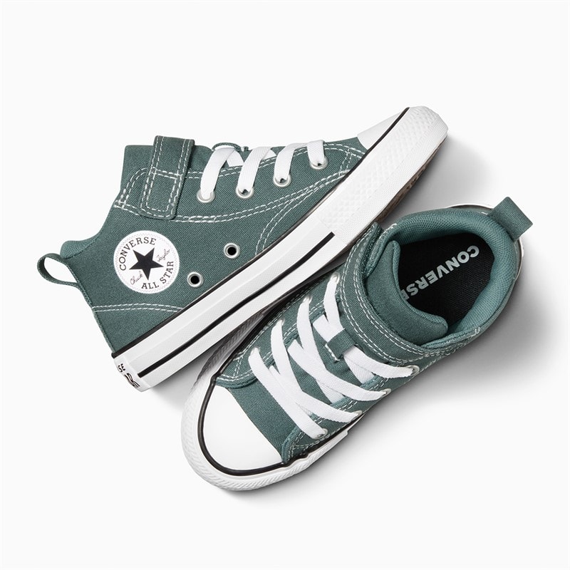 Converse Kids Chuck Taylor All Star Malden Street Mid Easy On Trainers True Nature/White/Black - Image 3