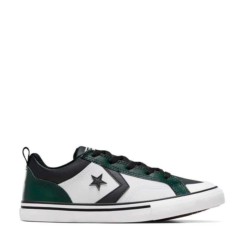 Converse Junior Pro Blaze Trainers Green Envy/Black/White - Image 1