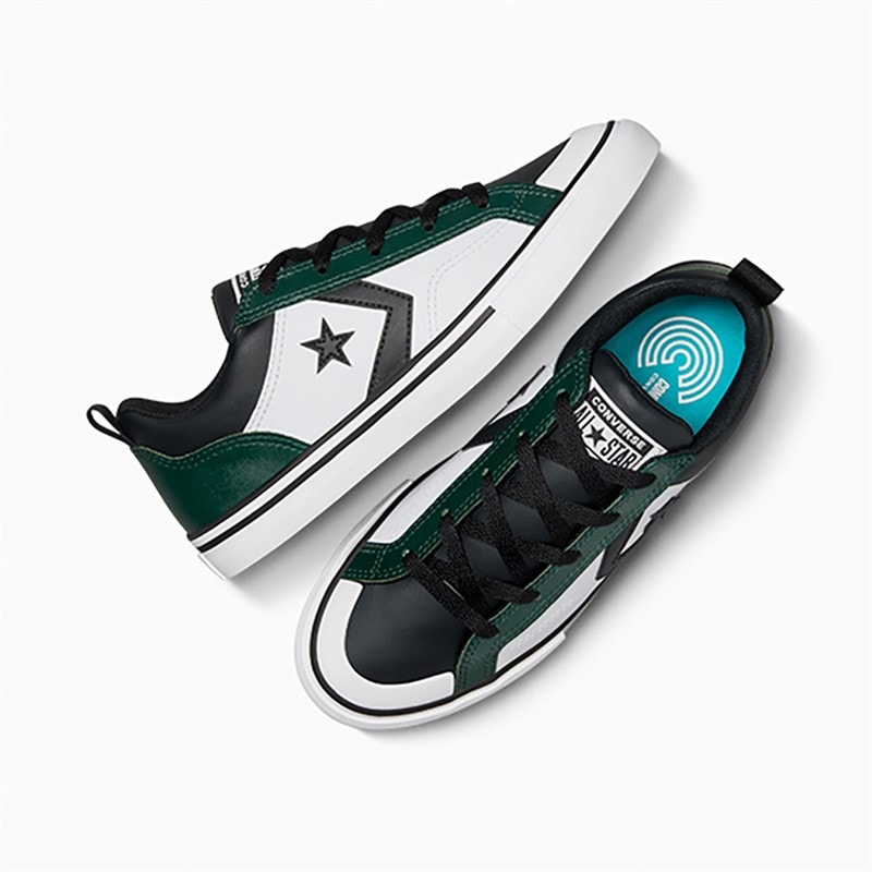Converse Junior Pro Blaze Trainers Green Envy/Black/White - Image 4