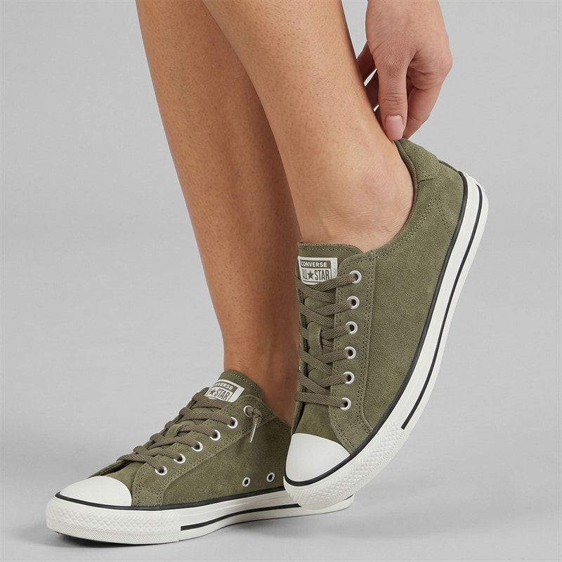 Converse Womens Chuck Taylor All Star Dainty Suede Trainers Utility/Egret/Utility