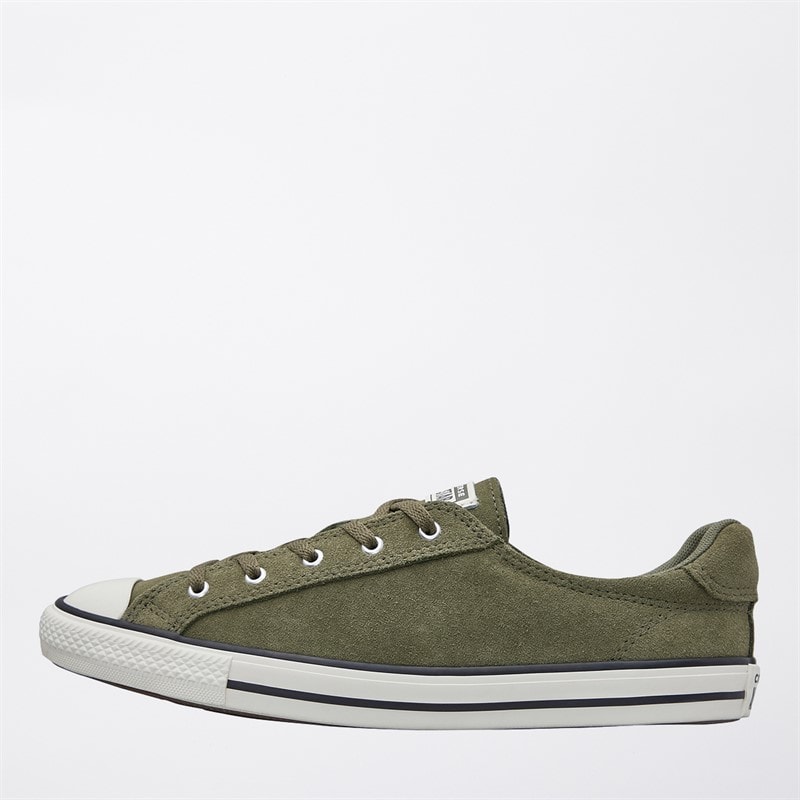 Converse Womens Chuck Taylor All Star Dainty Suede Trainers Utility/Egret/Utility - Image 2