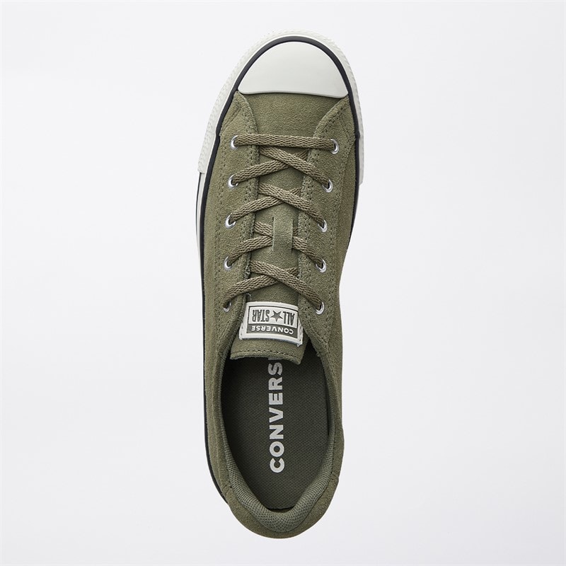 Converse Womens Chuck Taylor All Star Dainty Suede Trainers Utility/Egret/Utility - Image 5