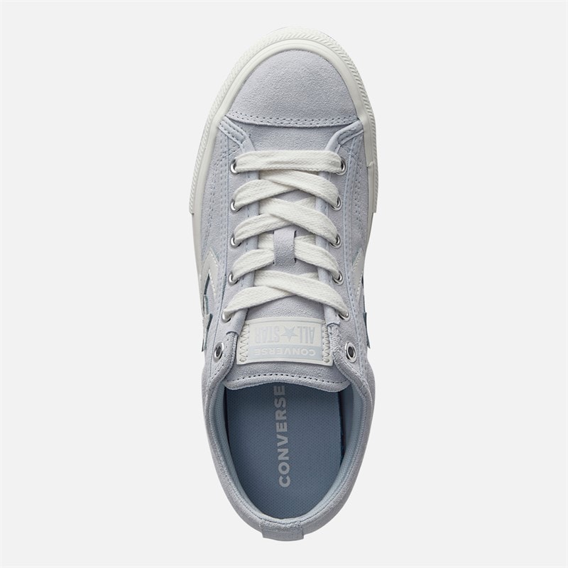 Converse Junior Star Player 76 Suede Trainers Just Chill/White/Black - Image 4