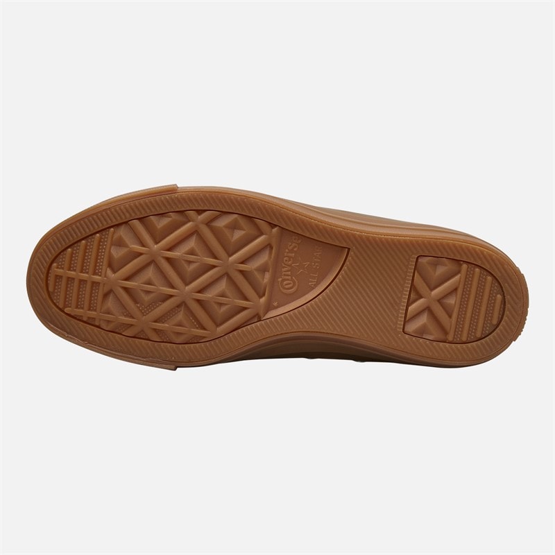 Converse Womens Chuck Taylor All Star Hi Suede Trainers Black/Gum Honey/Gingersnap - Image 2