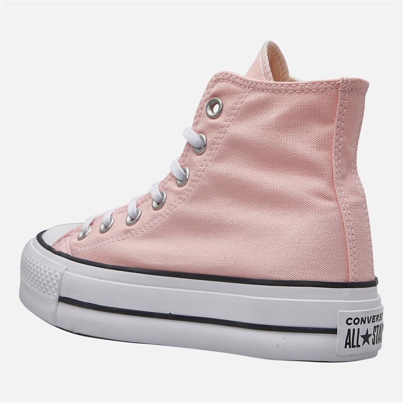 Converse Womens Chuck Taylor All Star Hi Lift Platform Trainers Donut Glaze/White/Black - Image 5