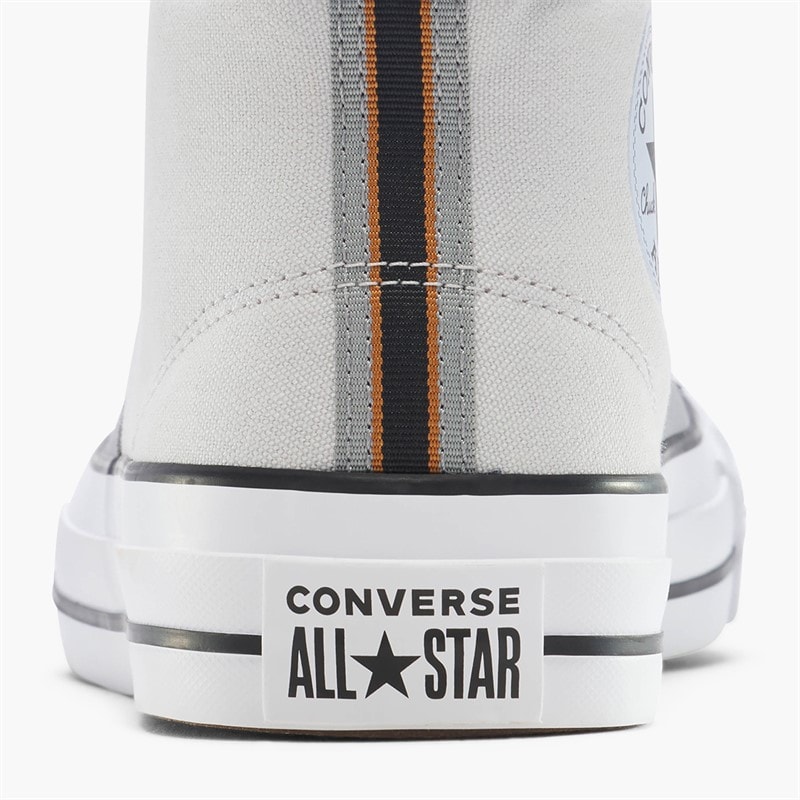 Converse Chuck Taylor All Star Malden Street Mid Trainers Barely Grey/White/Black - Image 2