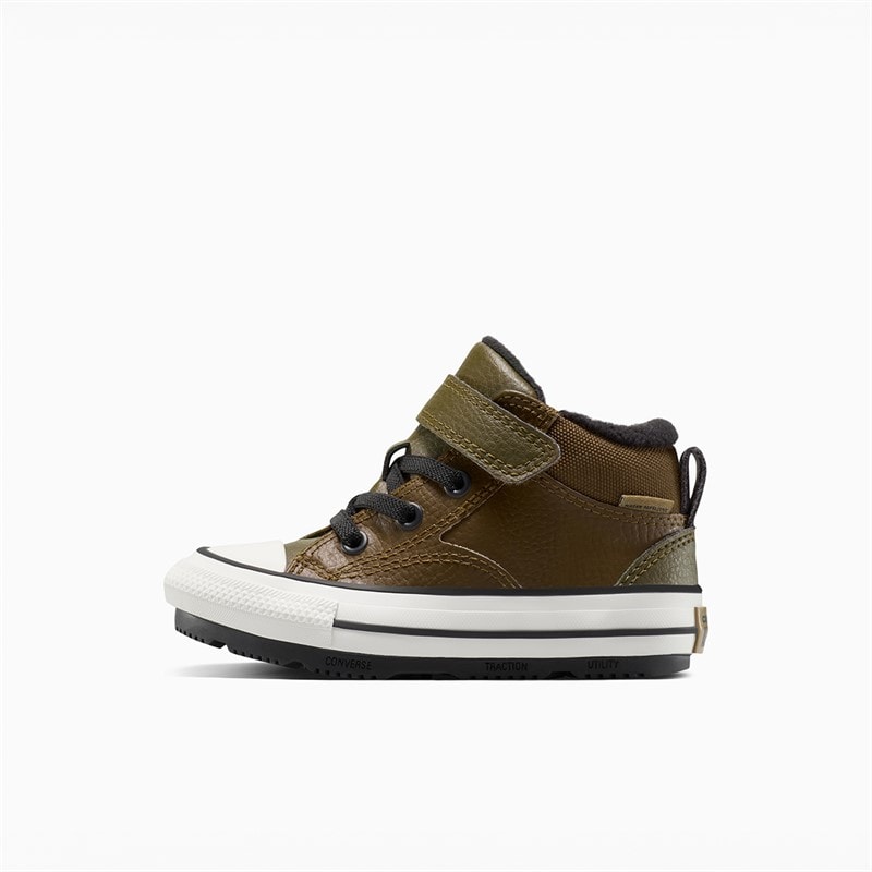 Converse Infant Chuck Taylor All Star Malden Street Easy On Boot Trainers Surplus Olive/Vintage White - Image 5