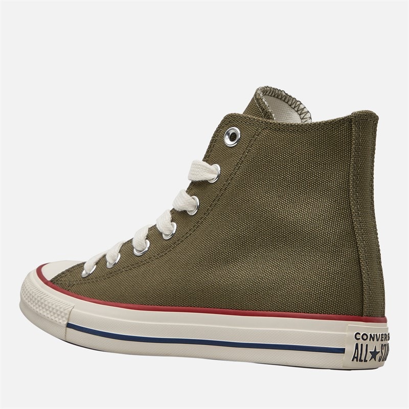 Converse Womens Chuck Taylor All Star Hi Trainers Converse Utility/Egret - Image 5