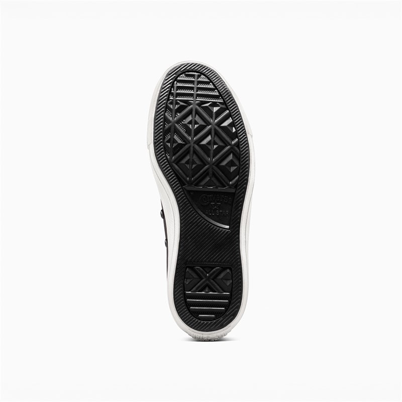 Converse Junior Chuck Taylor All Star Hi Leather Trainers Black/Cold Stare/Egret - Image 2
