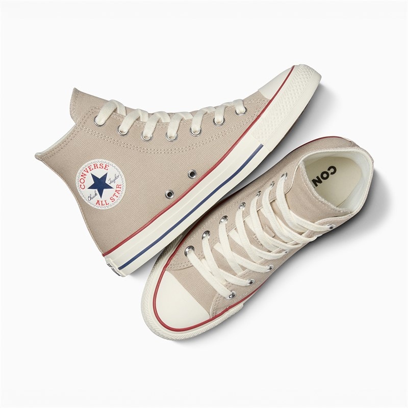 Converse Womens Chuck Taylor All Star Hi Trainers Papyrus/Egret/Midnight Navy - Image 4