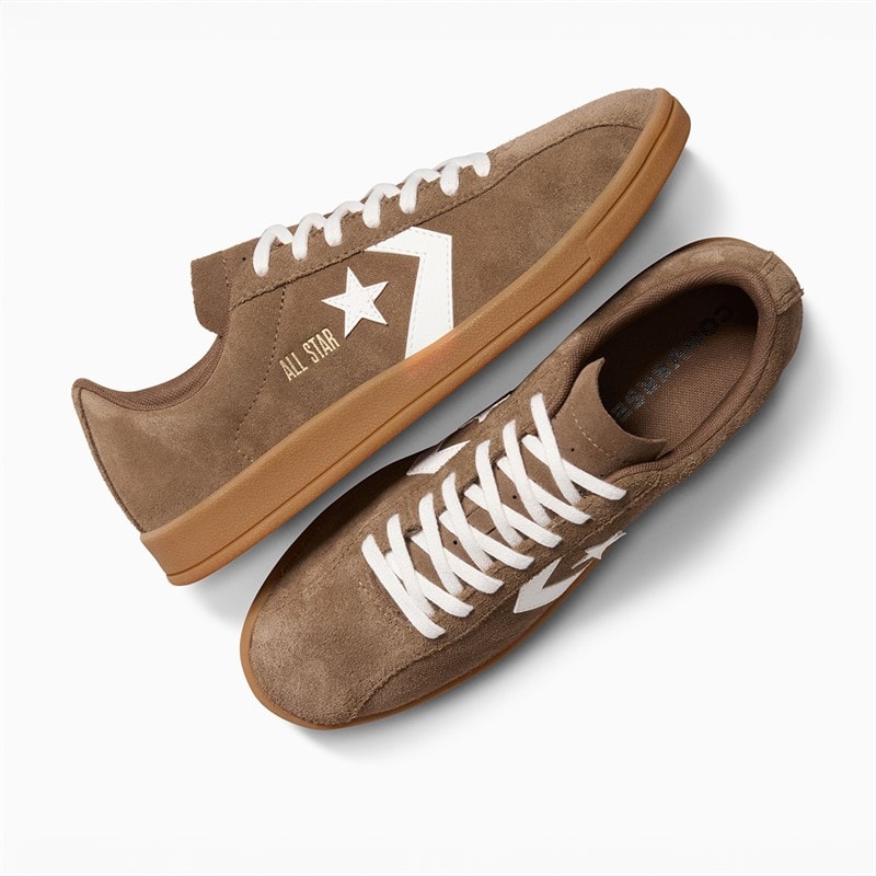 Converse All Star Classic Trainer Suede Trainers Grounded/Vintage White/Gum - Image 2