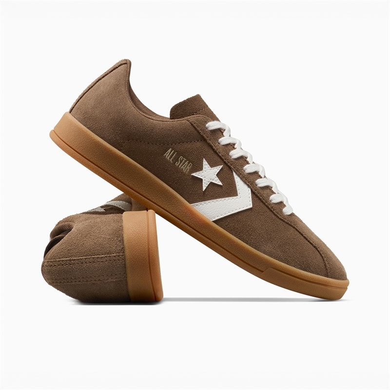 Converse All Star Classic Trainer Suede Trainers Grounded/Vintage White/Gum - Image 5