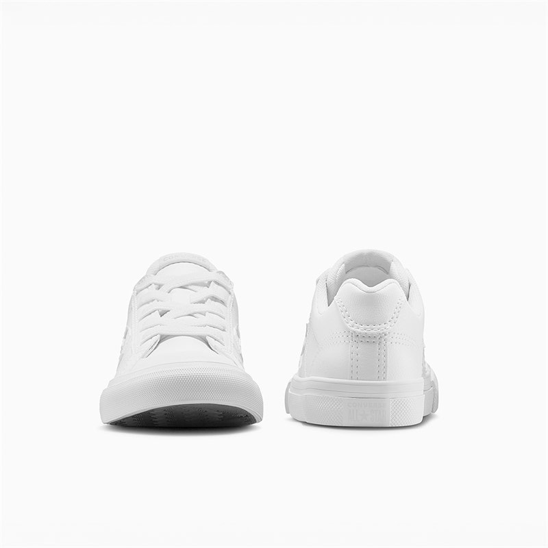 Converse Kids Sport Casual Easy On Trainers White/White/White - Image 3