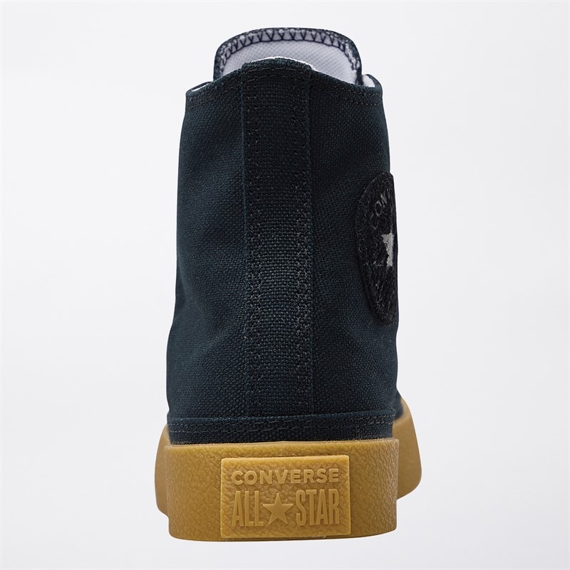 Converse Chuck Taylor All Star Hi Trainers Black/Black/Gum - Image 4