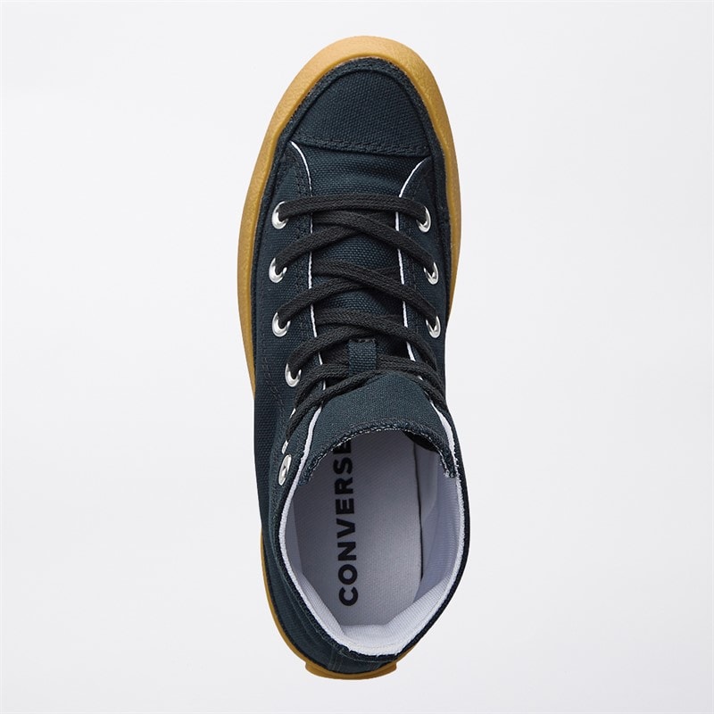 Converse Chuck Taylor All Star Hi Trainers Black/Black/Gum - Image 5