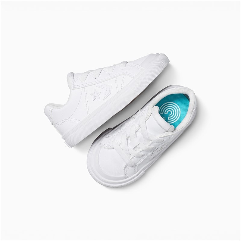 Converse Infant Converse Sport Casual Easy On Trainers White/White/White - Image 4