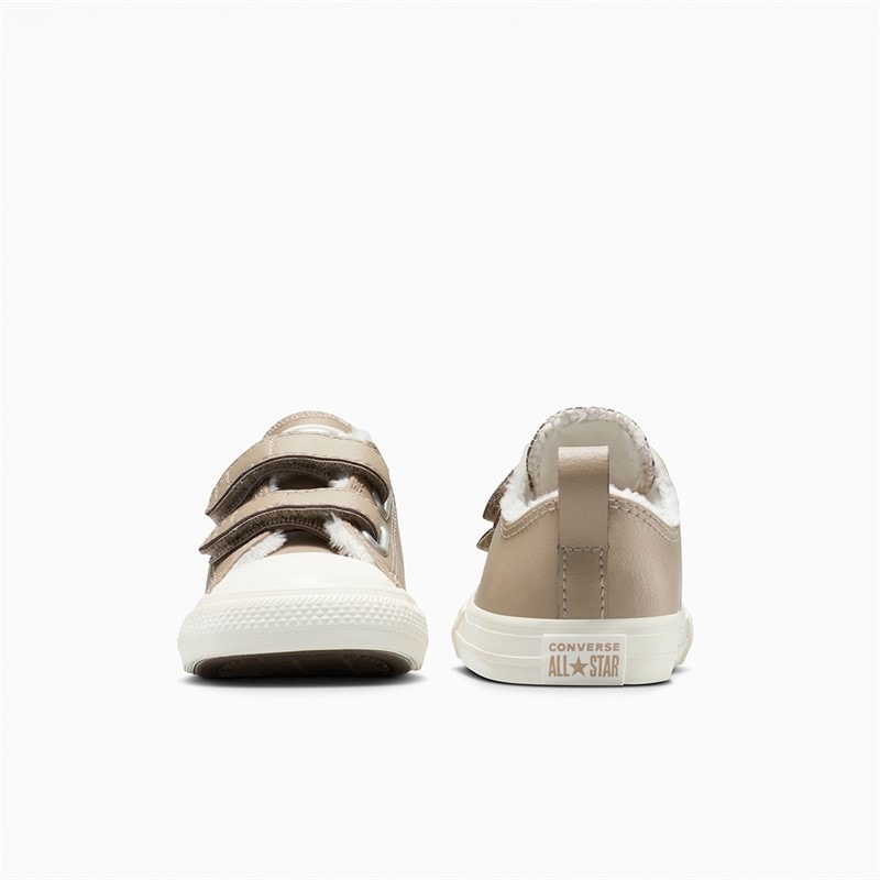 Converse Infant Chuck Taylor All Star Fuzzy Lining Easy-On Trainers Vintage Cargo/Egret/Egret - Image 3