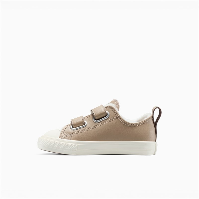 Converse Infant Chuck Taylor All Star Fuzzy Lining Easy-On Trainers Vintage Cargo/Egret/Egret - Image 5