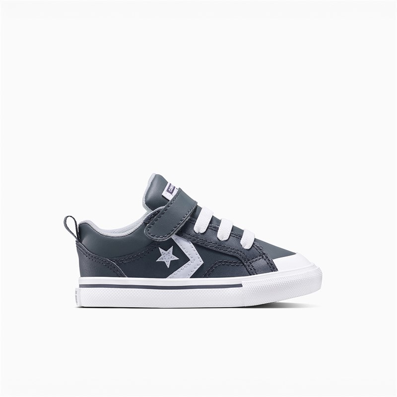 Converse Infant Pro Blaze Strap Easy-On Trainers Cold Stare/Just Chill/White - Image 5