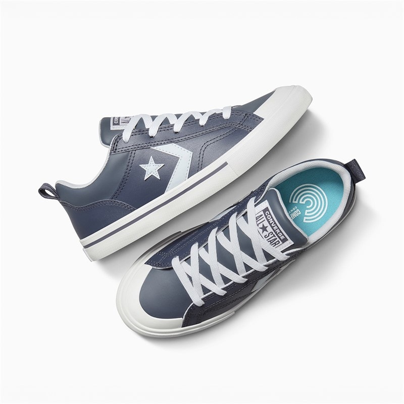 Converse Junior Pro Blaze Trainers Cold Stare/Just Chill/White - Image 4