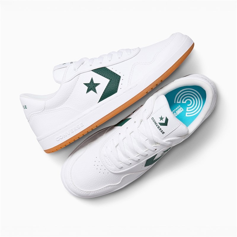 Converse Converse SC25 Trainers White/Branch Out/Gum - Image 4
