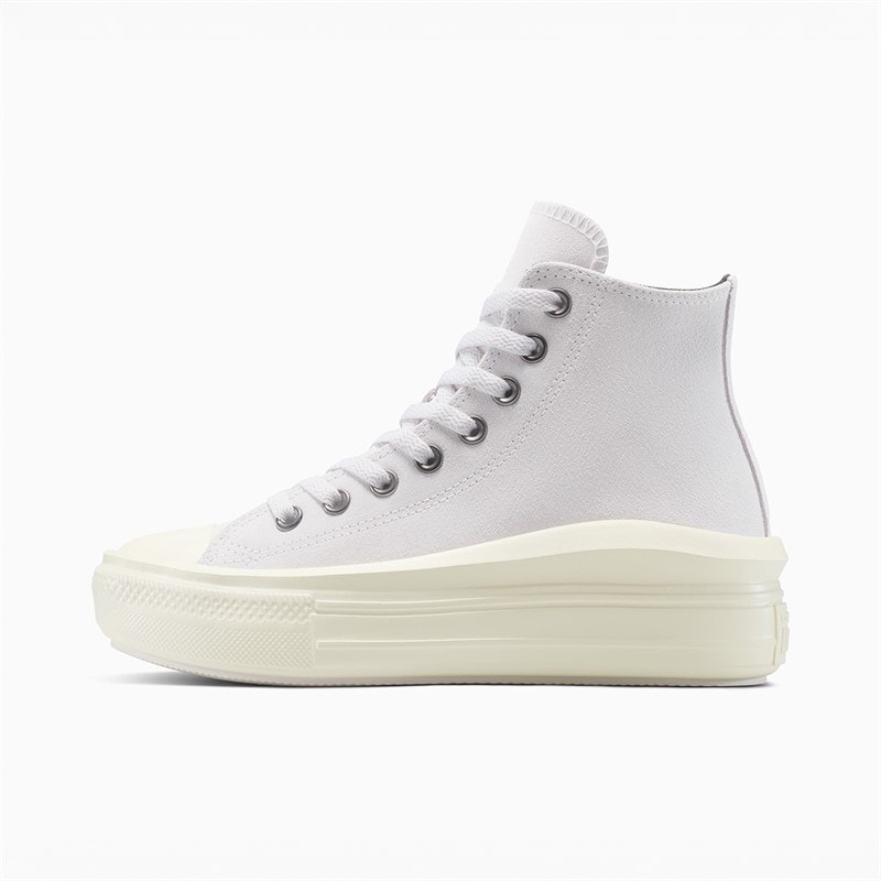 Converse Womens Chuck Taylor All Star Move Platform Suede Trainers Bone Cold/Egret/Black - Image 5