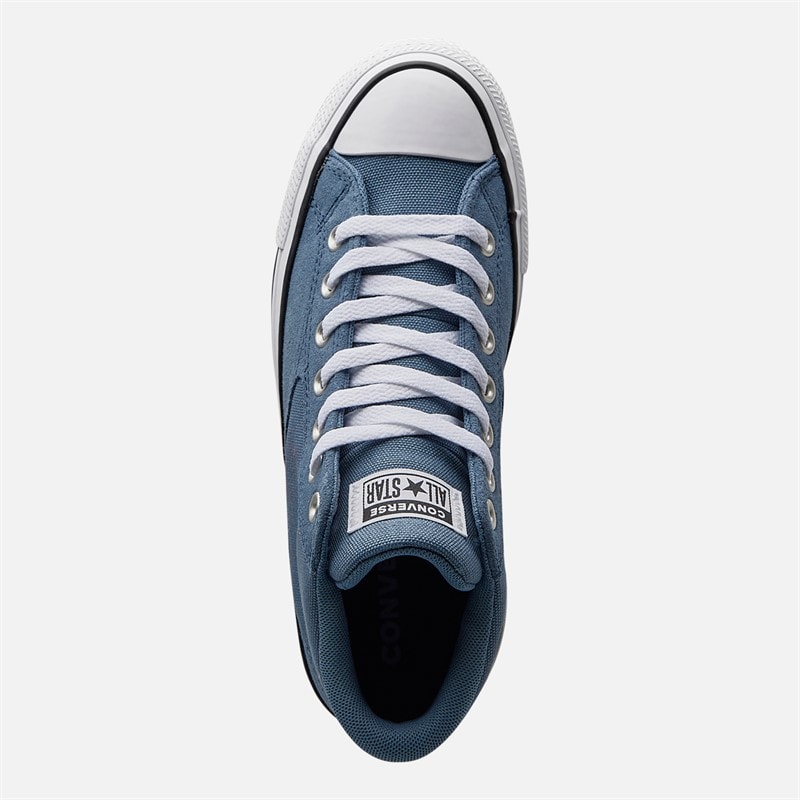 Converse Chuck Taylor All Star Malden Street Mid Trainers Lakeside Blue/White/Black - Image 4