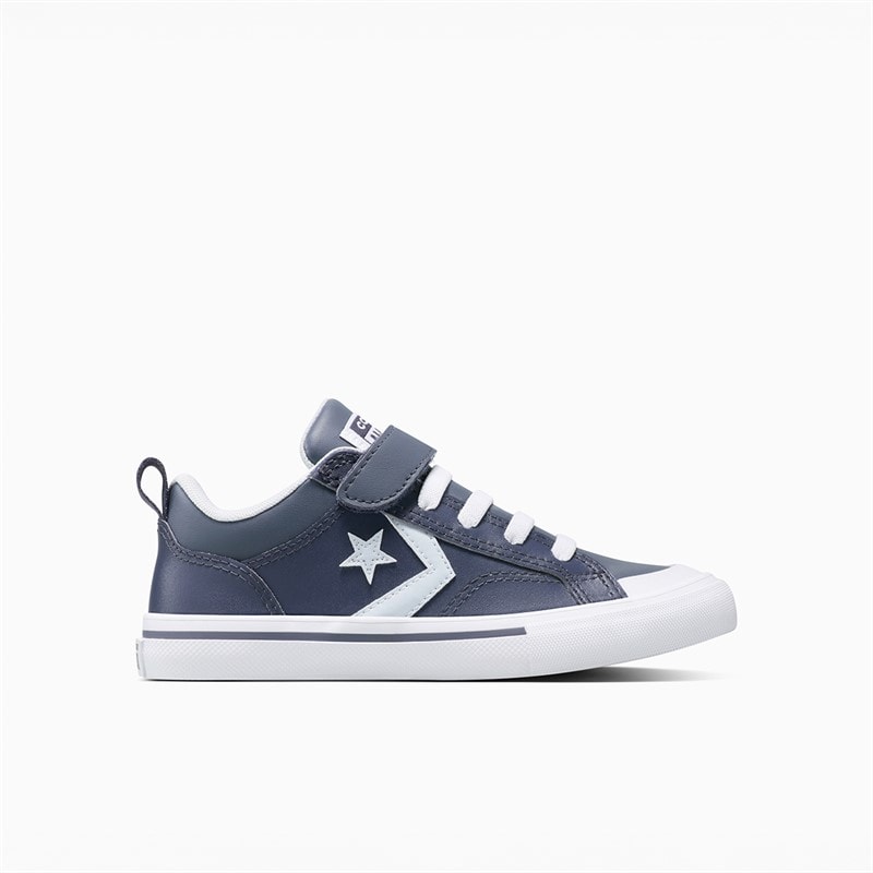 Converse Kids Pro Blaze Strap Easy On Trainers Cold Stare/Just Chill/White - Image 5