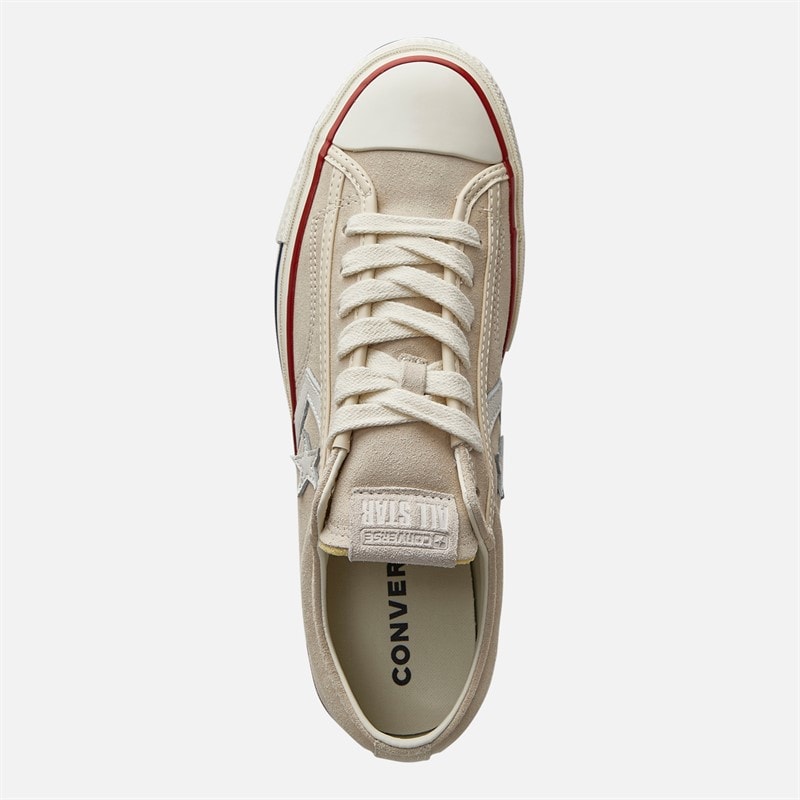 Converse Star Player 76 Suede Trainers Natural Ivory/Egret - Image 4