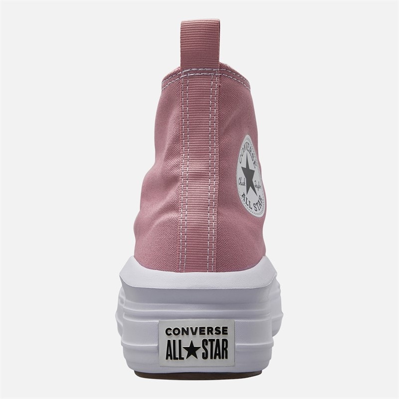 Converse Junior Chuck Taylor All Star Move Platform Trainers Cliffside Rose/White/Black - Image 3